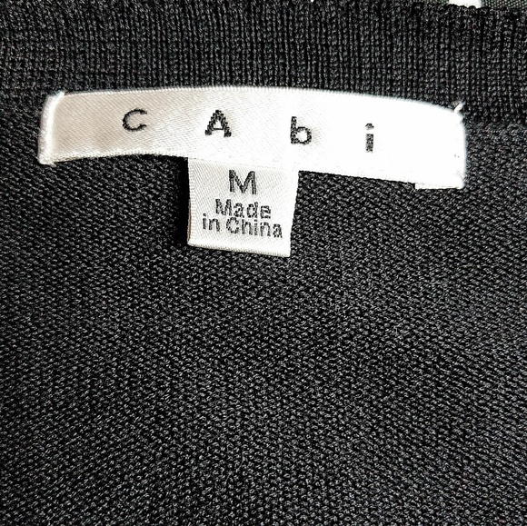 Cabi black button down cardigan size medium - Picture 6 of 8